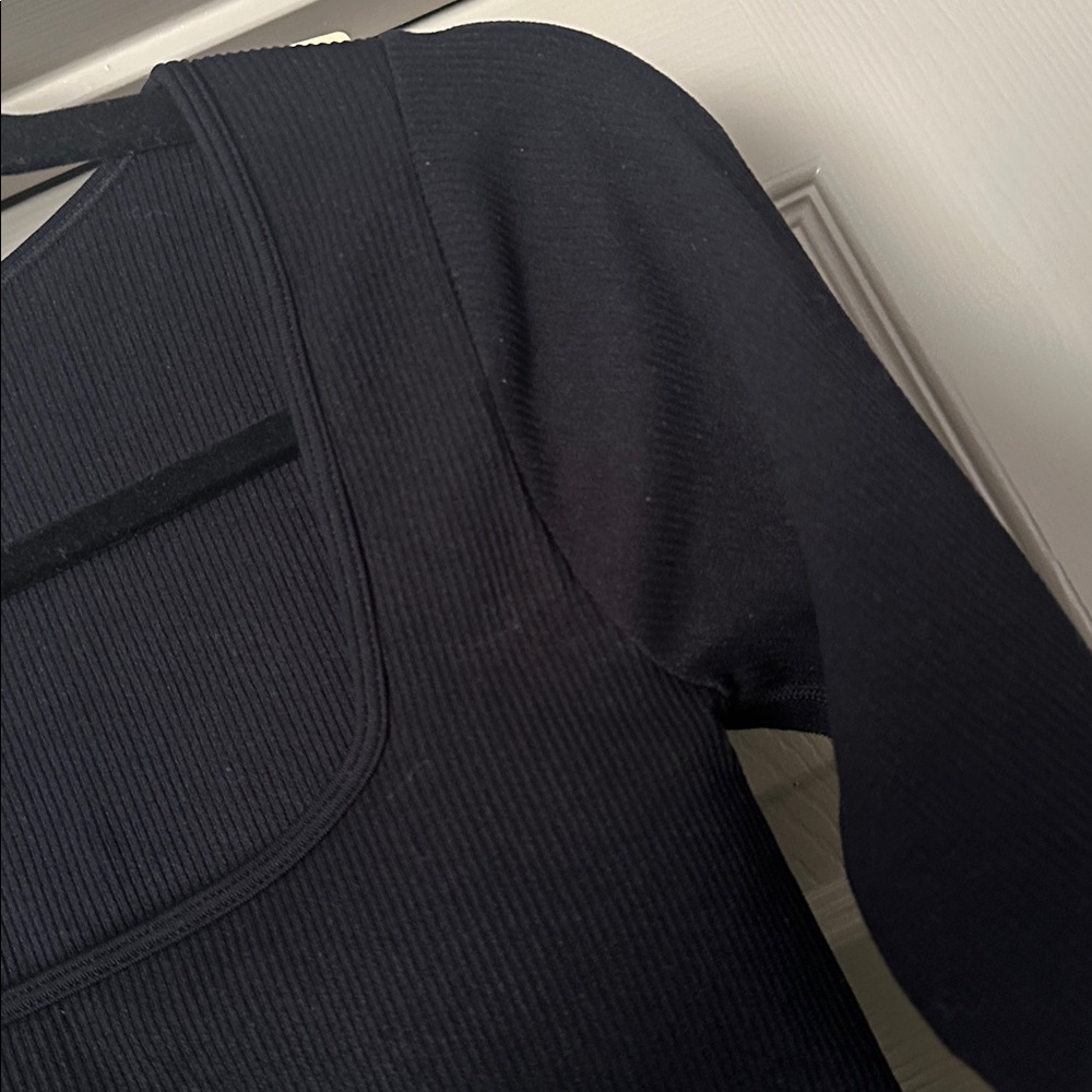 Popilush | Ribbed Long Sleeve Tummy Control Jumpsuit - Picture 4 of 9